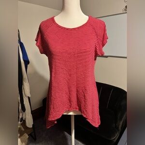 3/$15 Striped Red Tee